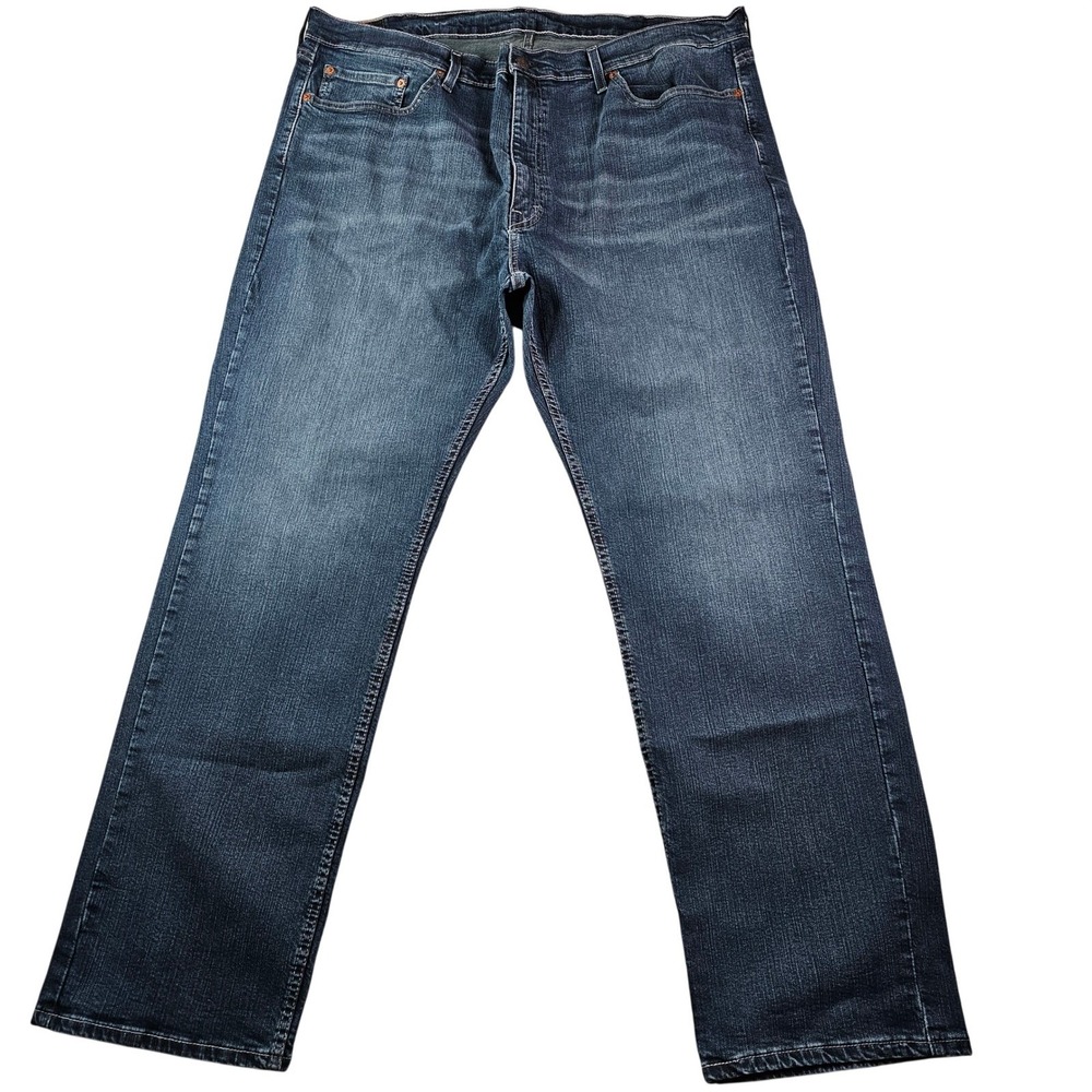Levi's‎ 514 Denim Jeans Pant Men's 42×32 Blue Cotton Straight Fit
